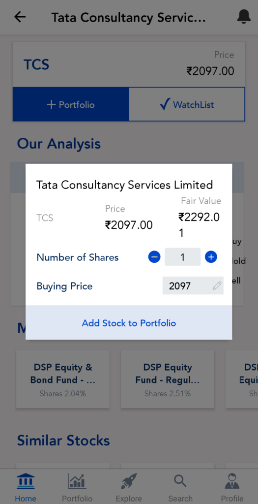 StockyLab Portfolio Mint2save